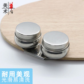 不锈钢油壶油画颜料丙烯媒介双孔美术壶单个双口密封防漏调色器皿