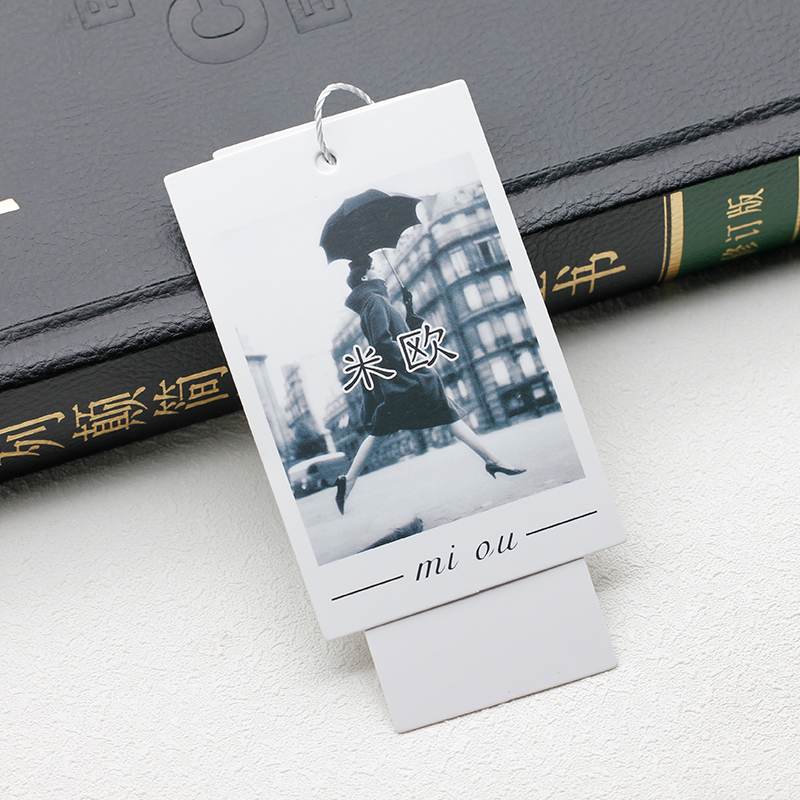 服装店衣服标签定制logo卡片挂牌男女童装商标订做设计 吊牌定做