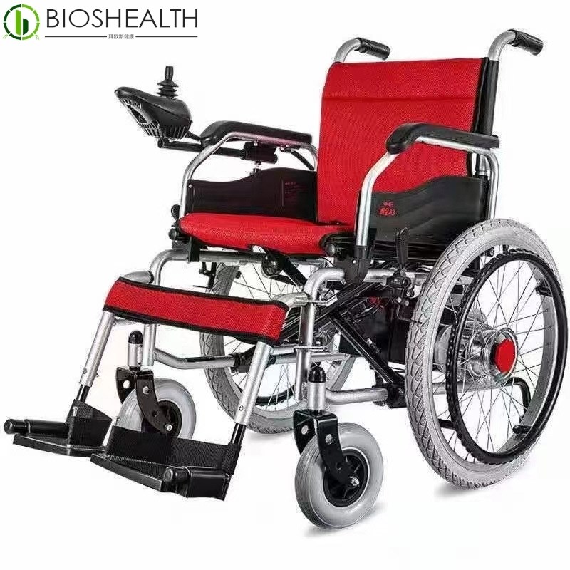 老年人电动轮椅全自动轮椅车充电轮椅残疾人老人代步车折叠电动轮