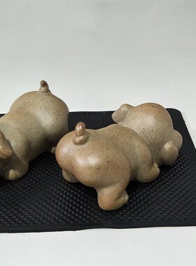 一对可爱小猪情侣小摆件漂亮猪创意办公桌装饰品鱼缸造景迷你摆设