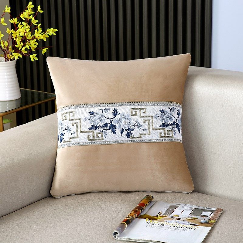新中式沙发抱枕靠垫可拆洗靠枕客厅腰枕床头大号靠背垫靠枕套定制,居家布艺,靠垫/抱枕,淘宝优惠券,粉丝福利购,淘宝优惠卷