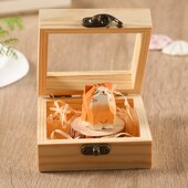 手工木雕橘猫汽车钥匙扣挂件男女情侣挂饰可爱卡通猫咪包包小吊坠