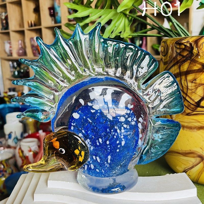 卡罗尔 H鱼合集琉璃创意家居玄关电视柜装饰摆件可爱礼物,家居饰品,装饰摆件,淘宝优惠券,粉丝福利购,淘宝优惠卷