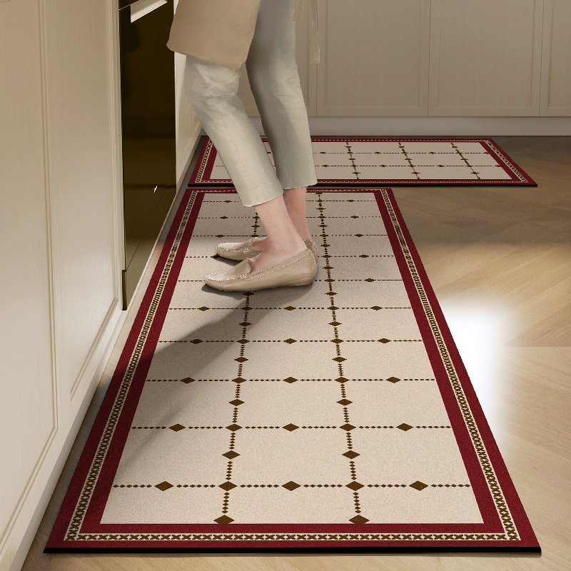 美式矽藻泥厨房地垫防滑吸油可擦免洗专用吸水脚垫家用地毯可定制,居家布艺,厨房地垫,淘宝优惠券,粉丝福利购,淘宝优惠卷