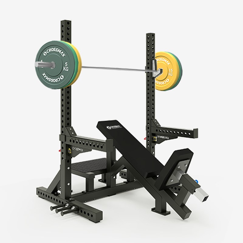 多功能举重床上斜推胸卧推架力量举深蹲架一体杠铃保护架家用健身