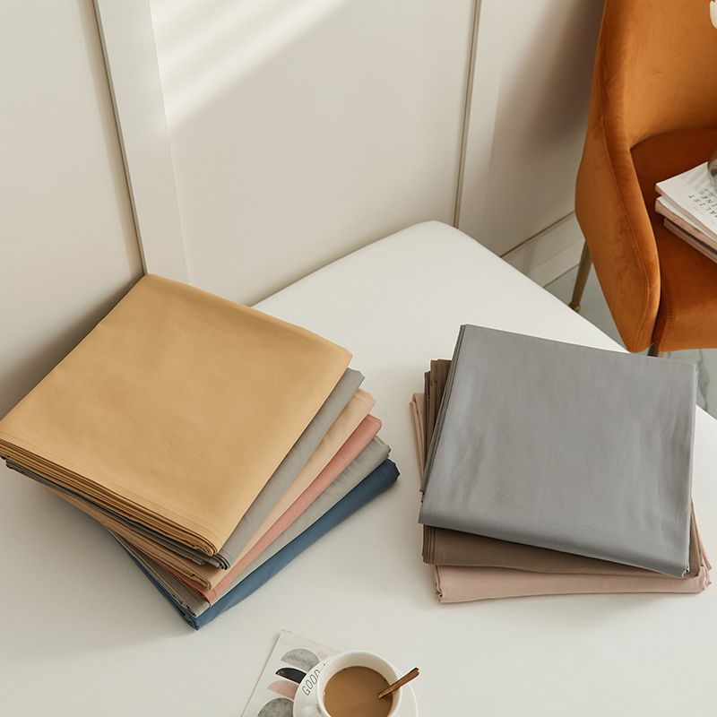 细腻柔软不冰凉丨100支纯棉磨毛单件床单全棉冬季纯色单人被单