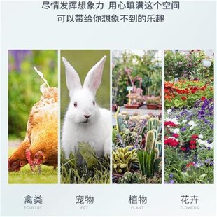 养小鸡笼家用大型养植物大棚鸡场结实鸭鹅动物养花兔场围栏网防m
