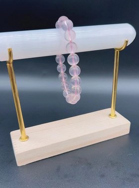 天然水晶摩洛哥透石膏棒石膏柱手链展示架手串手镯挂件摆件底座支