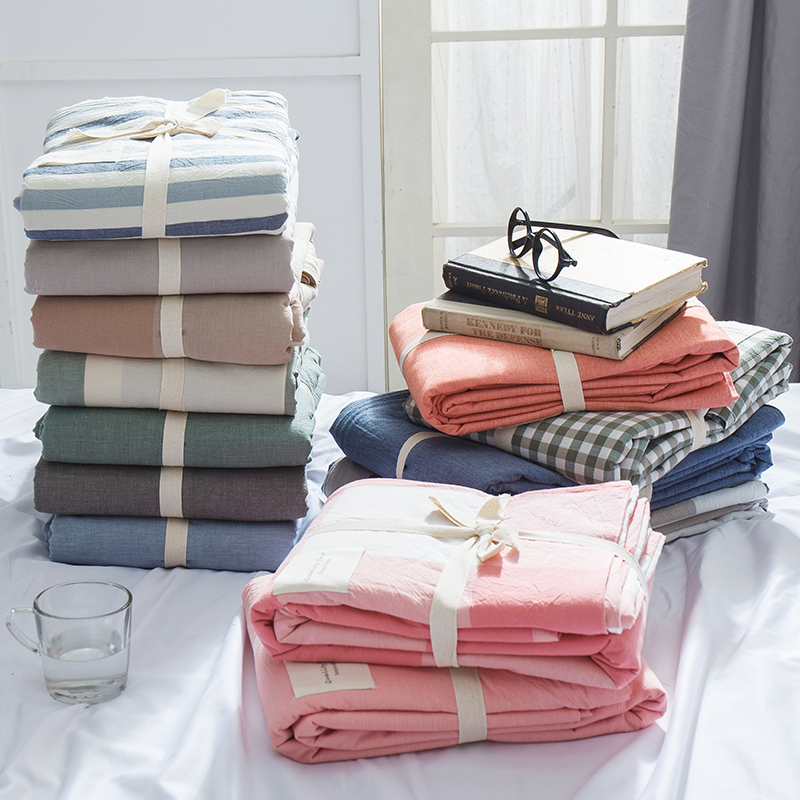 日式被套单件2米x2.3米水洗棉被罩全棉200*230cm被芯套子被单