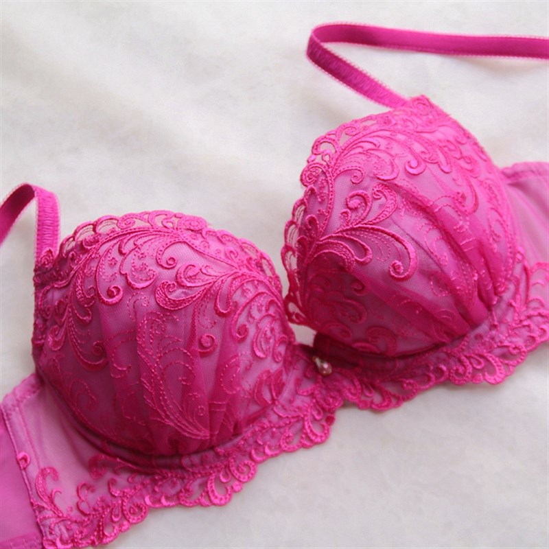 日系  羽~少女甜美薄杯聚拢单文胸70B70C75B75C75D