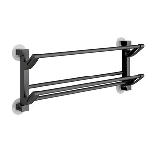 新款挂在门上的鞋架悬浮挂壁式免打孔门后拖鞋架浴室卫生间斜放式