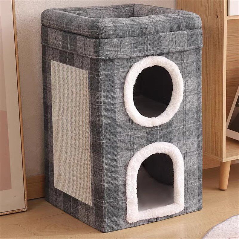 剑麻桶树洞猫窝冬天冬季保暖封闭式二双层猫屋折叠方形家用室内,宠物/宠物食品及用品,猫窝/屋/帐篷/沙发,淘宝优惠券,粉丝福利购,淘宝优惠卷