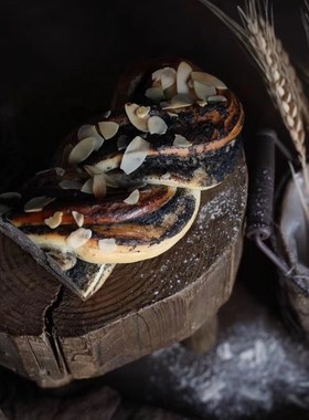 润家家居现货包邮小圆凳裂纹小凳子摆件木质工艺品摄影摆拍道具