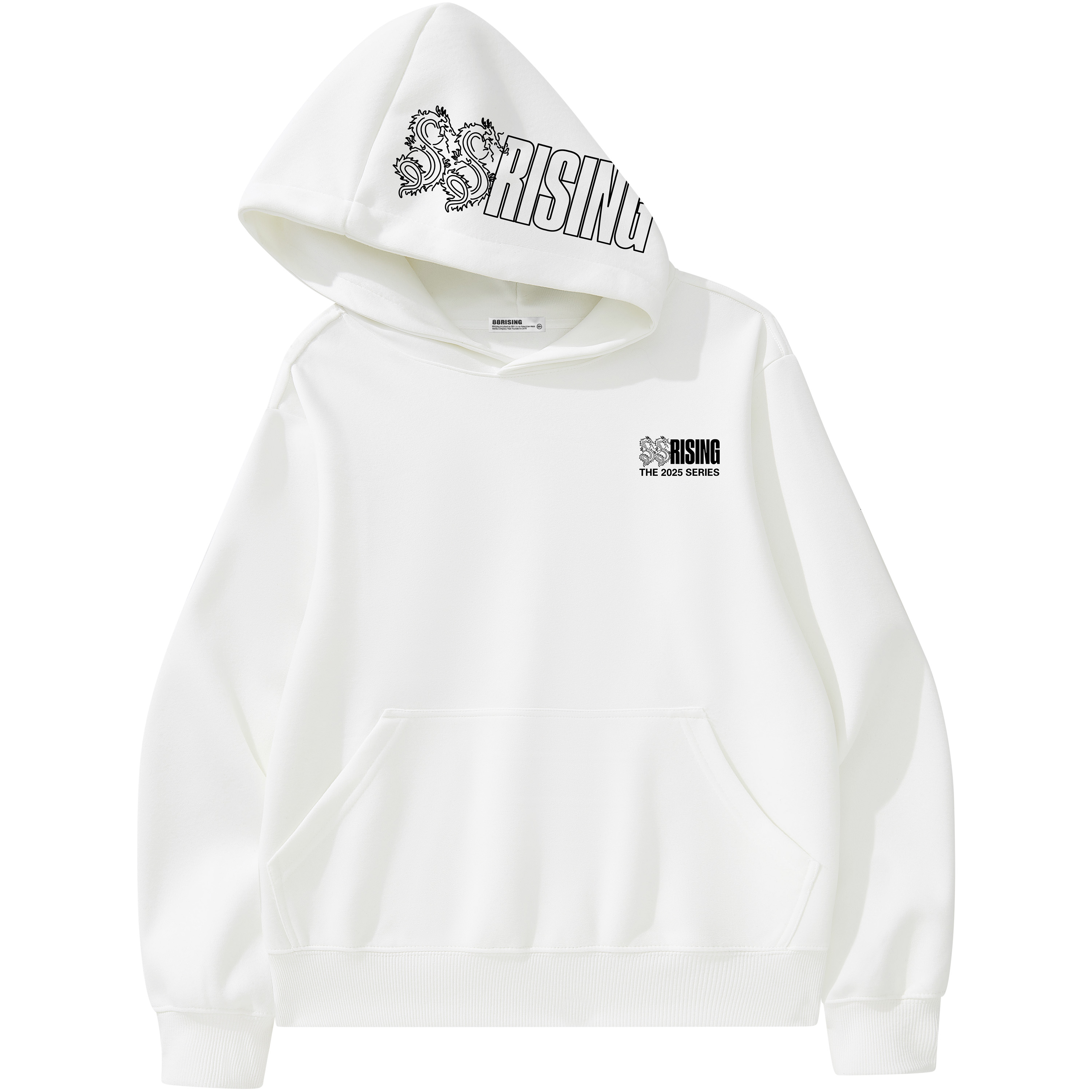 88rising宽松舒适情侣连帽卫衣