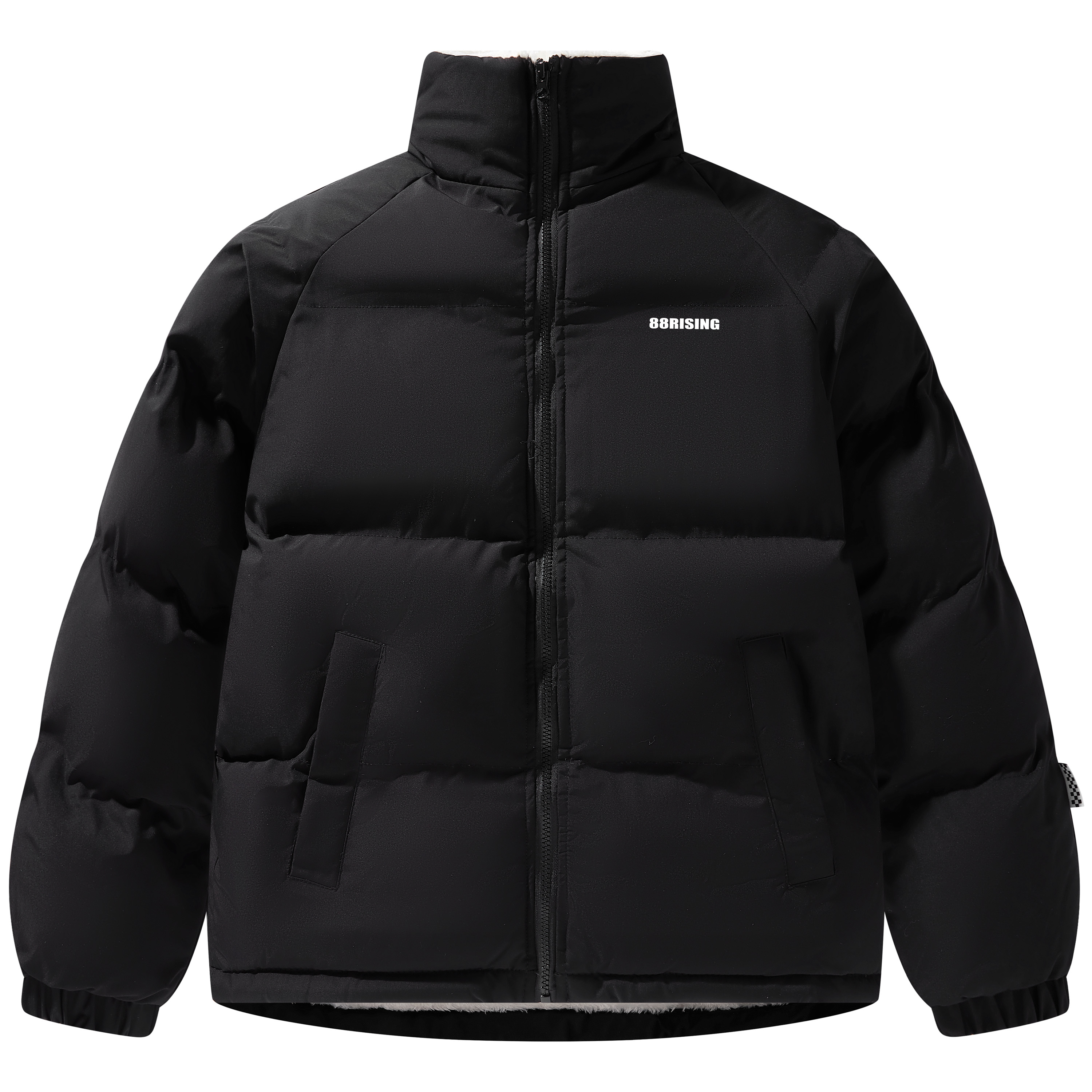88rising加绒防寒绗缝棉服棉衣