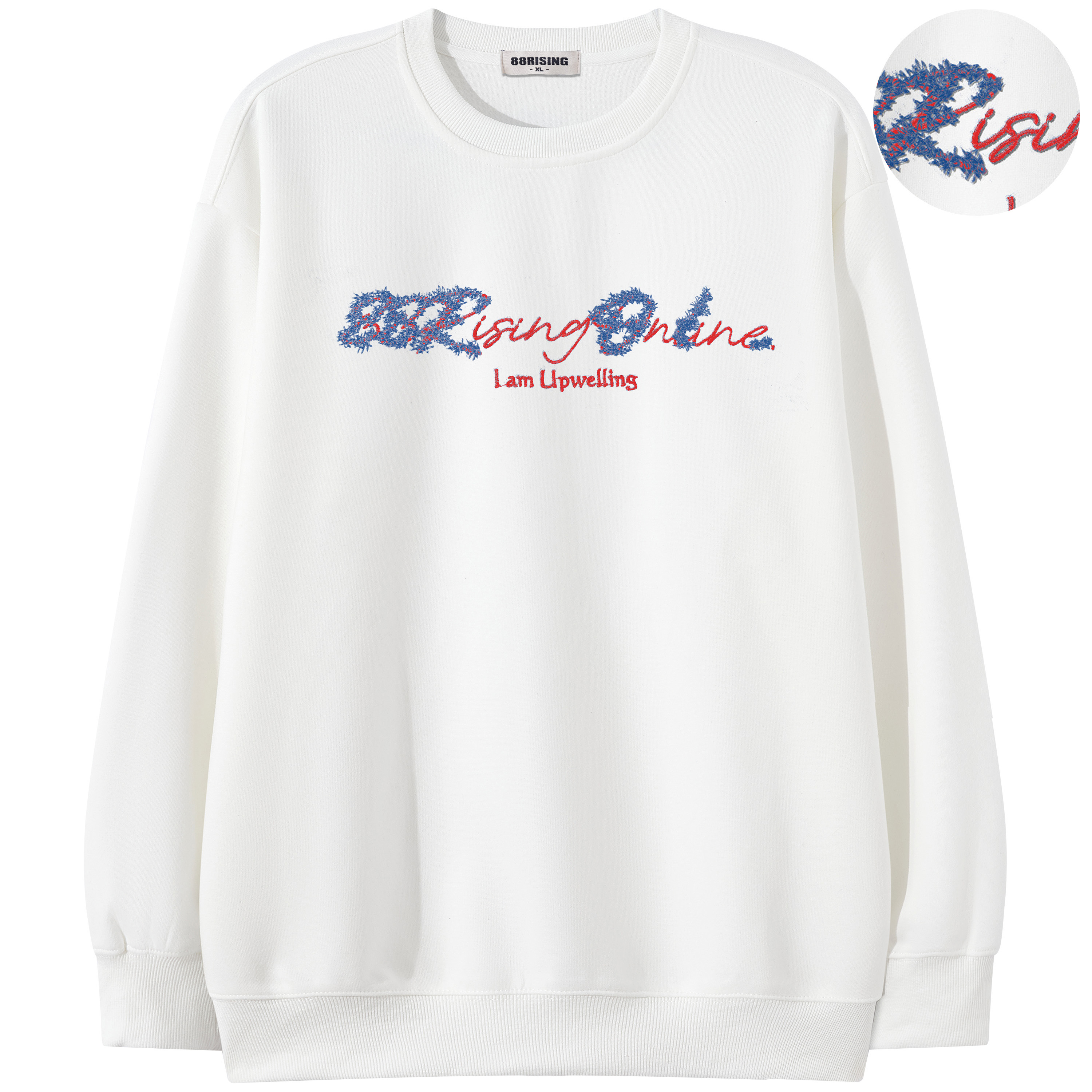 88rising百搭圆领套头卫衣男女款