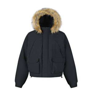 88rising美式外套座山雕派克服耐磨防风抗寒大毛领羽绒服男女同款