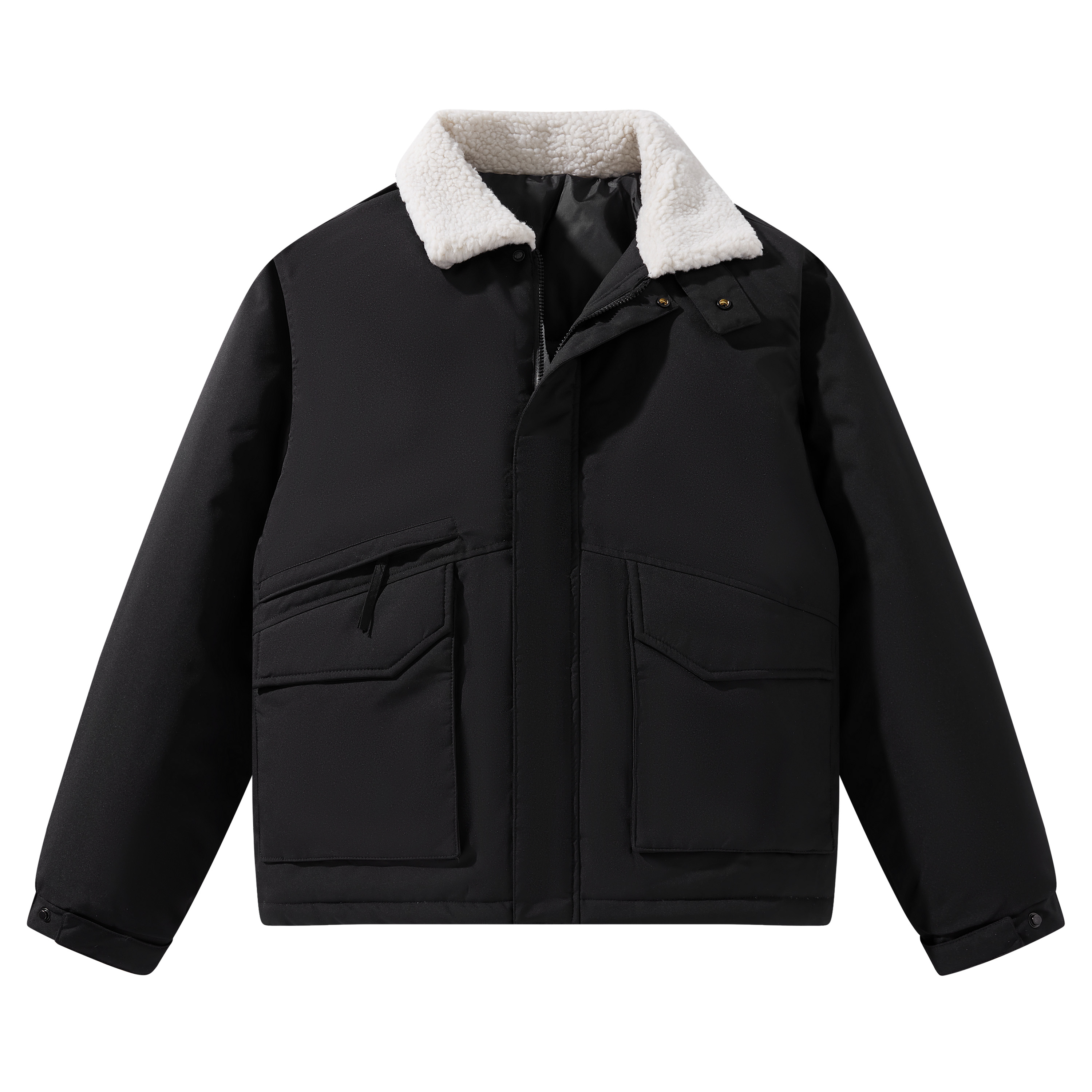 88rising翻毛领棉袄外套保暖棉服