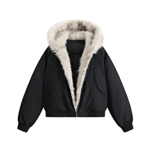 88rising美式外套座山雕派克服耐磨防风抗寒大毛领羽绒服男女同款