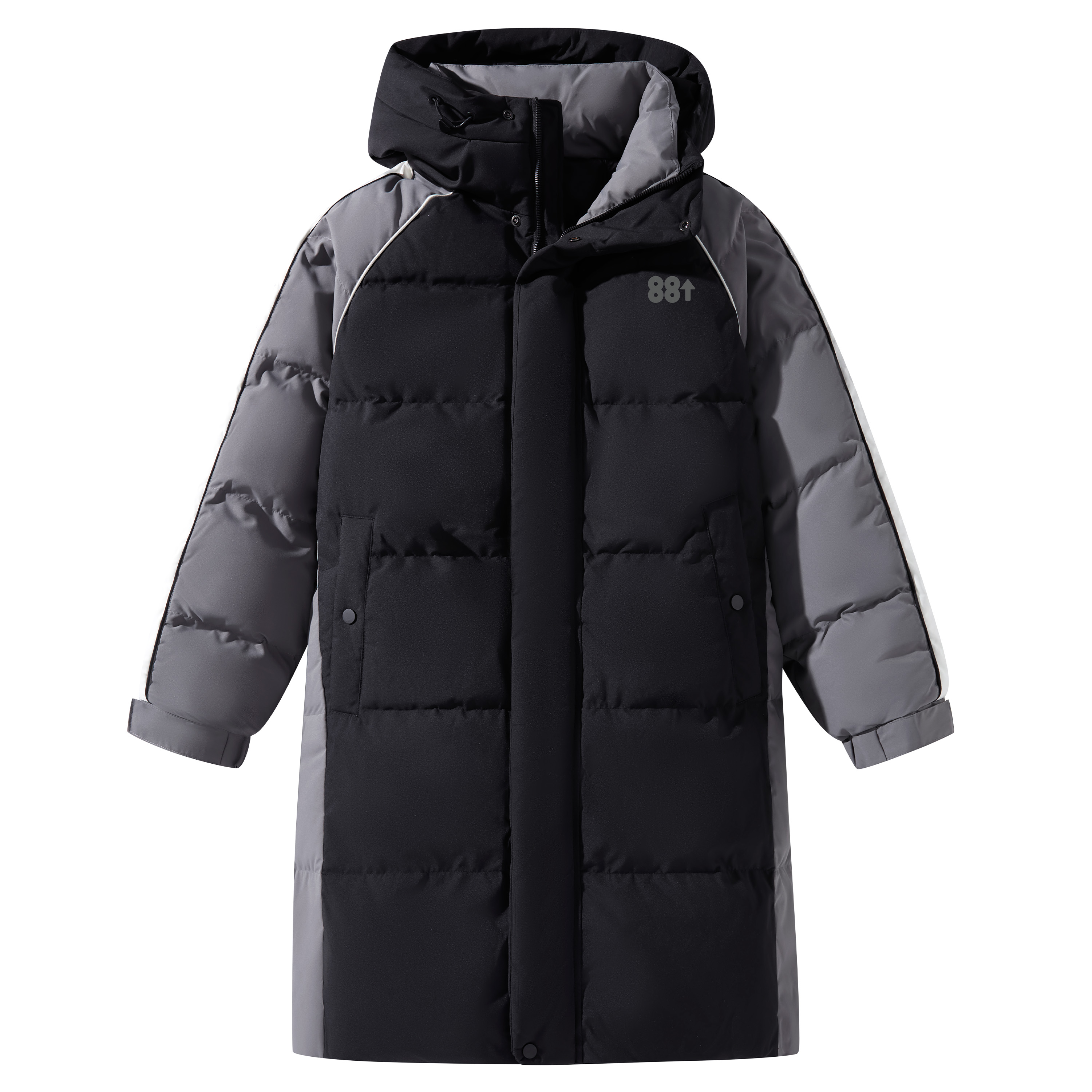 88rising加厚防风拼色羽绒服