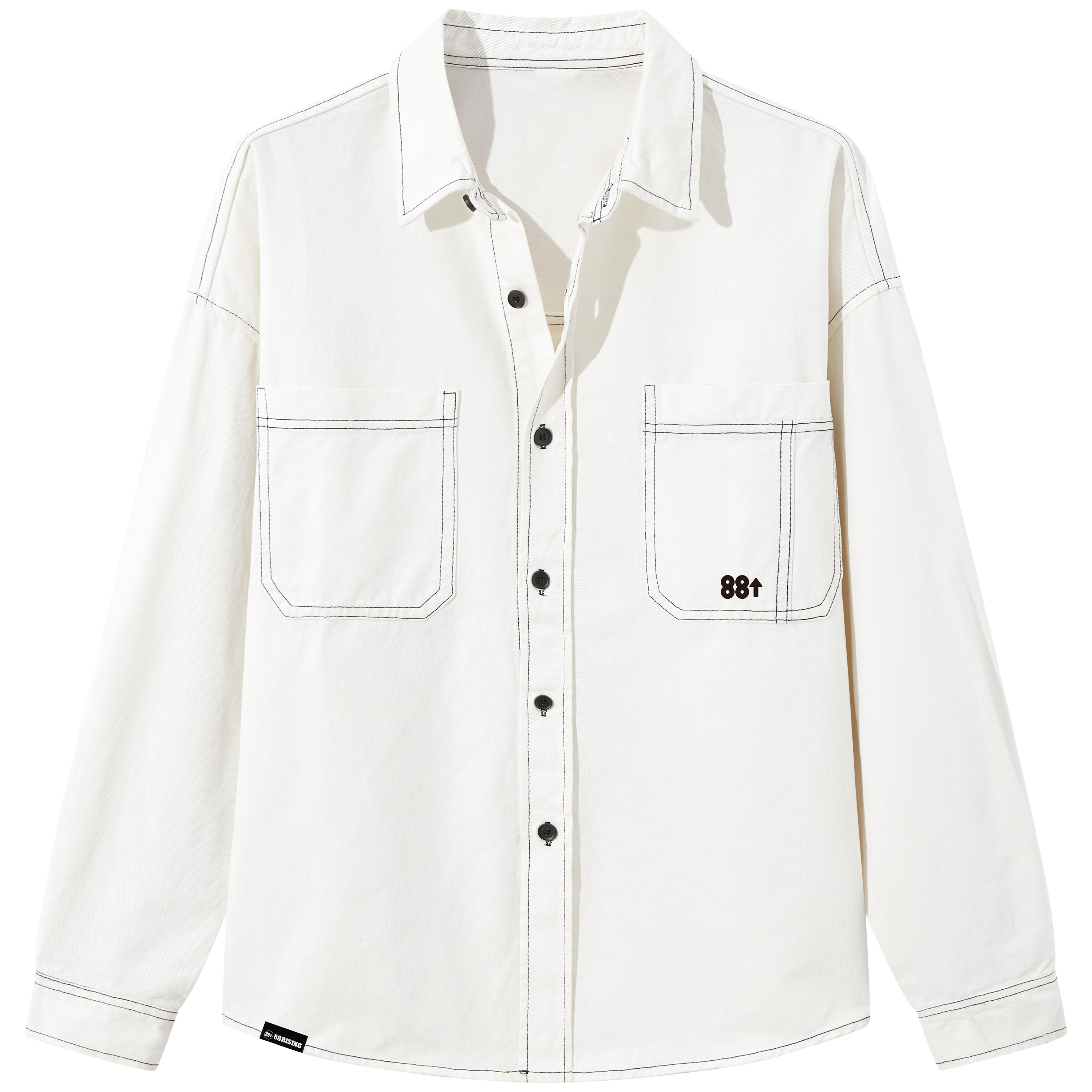 88rising休闲宽松长袖翻领衬衫