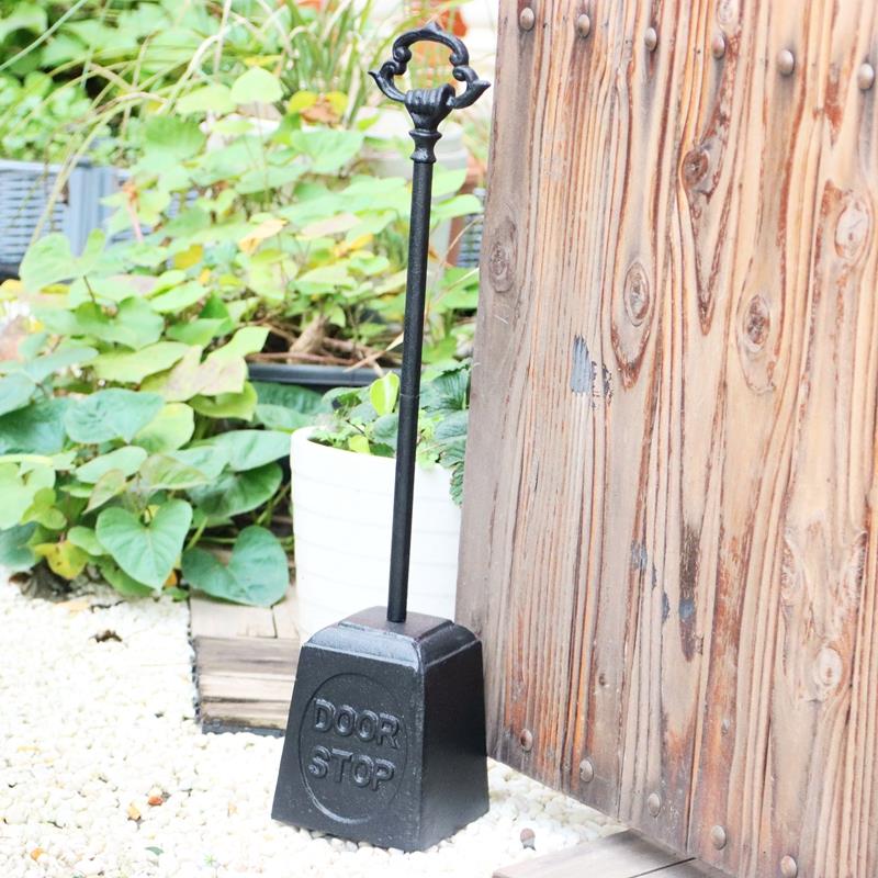 复古铸铁艺门楔子门顶防撞安全创意门挡塞卡通门阻门器防风免打孔