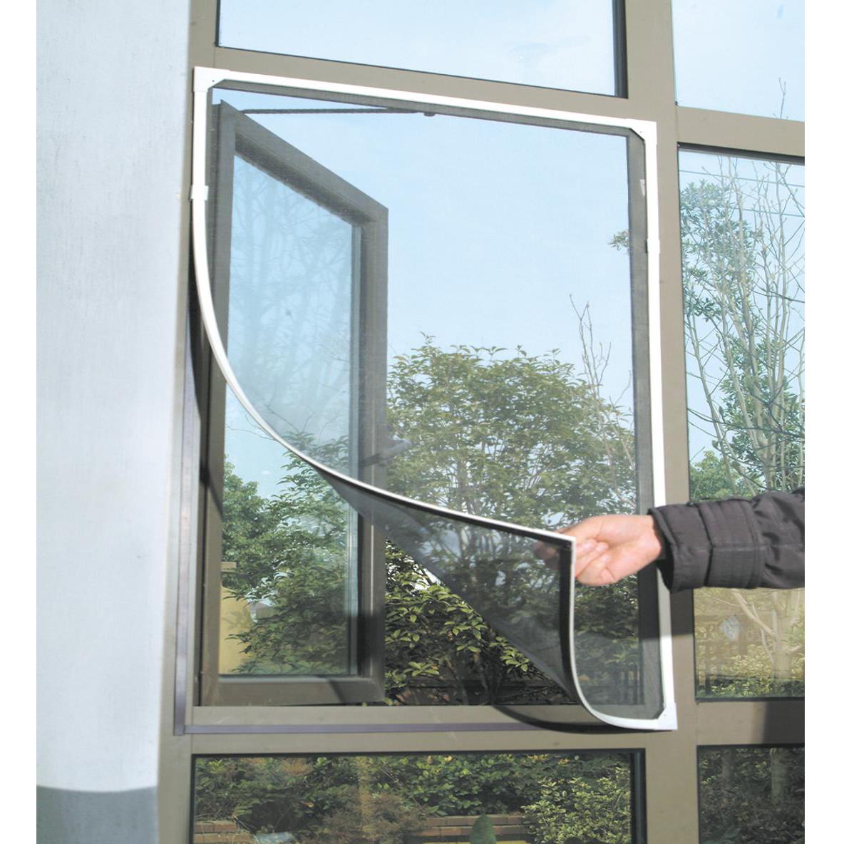 硬边框简易磁性纱窗DIY防尘网自粘性简易防蚊帘隐形纱窗加密纱网