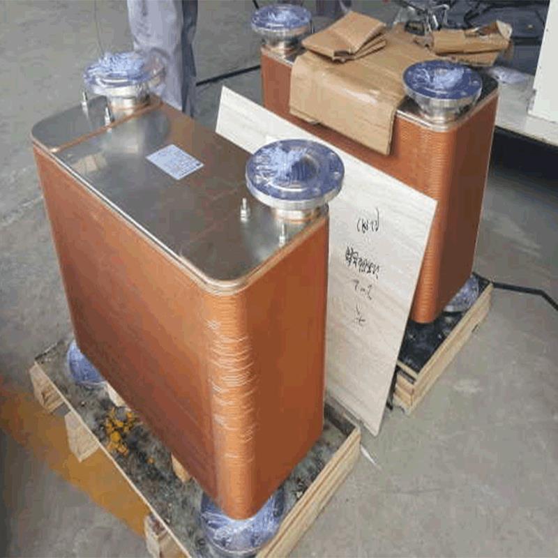 沃顿制造轻便不锈钢换热器钎焊空气压缩机水热交换空压机冷却换热