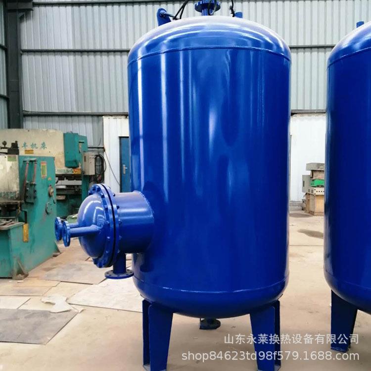 碳钢外壳304换热管导流型浮动盘管容积式汽水水水容积式换热器