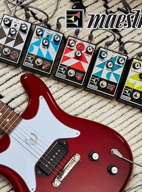 Gibson旗下Maestro合唱 Fuzz法兹 延迟 过载 失真吉他单块效果器