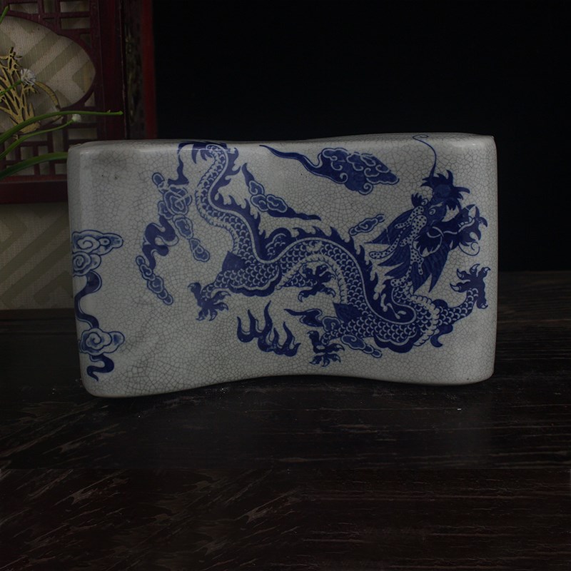 岁岁平安瓷枕凉枕头陶瓷枕头保健护理枕颈椎乔治瓷枕头U型枕头