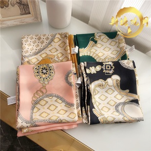 饰围巾薄款 窄长条小丝带领巾缠绑包包手柄丝巾装 韩版 2021春秋新款