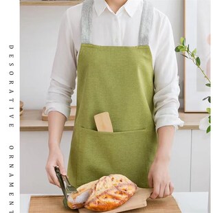 DS新款防水围裙式半身裙厨房家用双肩免绑围裙68*85cm