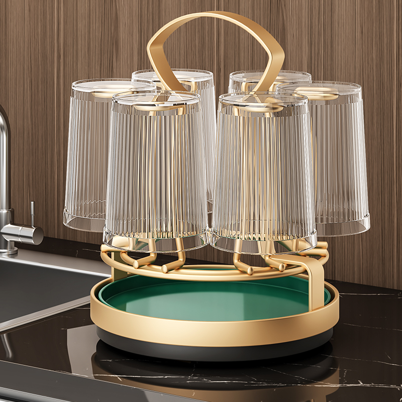 餐桌杯子收纳置物架杯架水杯储物架茶具茶杯架咖啡杯马克杯收纳架