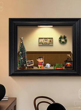 磁吸电表箱箱装饰画 画205新款置物覆古配电2HJBJ-416 遮挡壁画