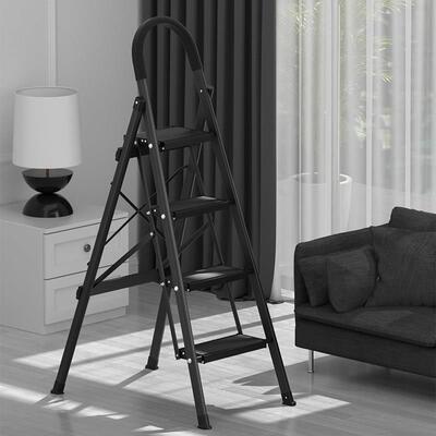 多功能铝合金梯子用家折梯加厚室MDL-NYT内叠人字楼梯梯伸缩梯步