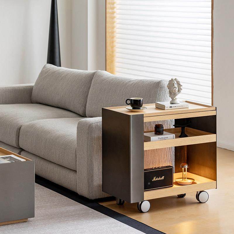 艾小推车北欧沙边柜可移动边设几计师发款撞色收纳里柜,住宅家具,移动边几/推车,淘宝优惠券,粉丝福利购,淘宝优惠卷