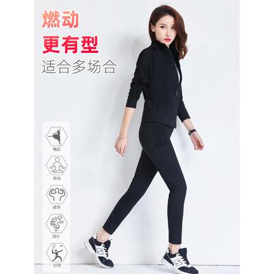 依更美汗服女暴套装运动减肥KUJ脂衣燃瑜伽动发运汗服跑步控体爆