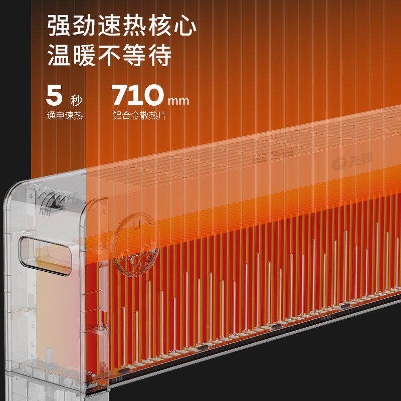 先锋电暖器踢烤脚线速取器家用客厅浴室防水暖风DTJ-T10R机火炉热
