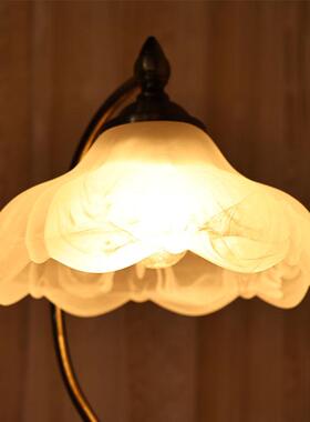 摸充电感卧室床头灯触 欧式is少女复古风高级温馨暖84406n光花朵