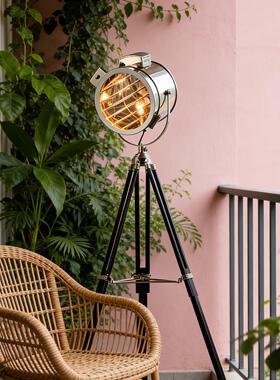 包复豪斯三脚落地灯北36135欧古工架业风金属客卧厅室书房不锈钢