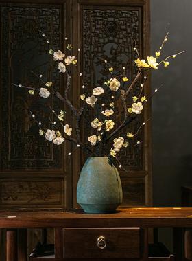 IPR新中式花瓶陶瓷意摆件客厅插花花器玄关柜电视博家古架居装禅