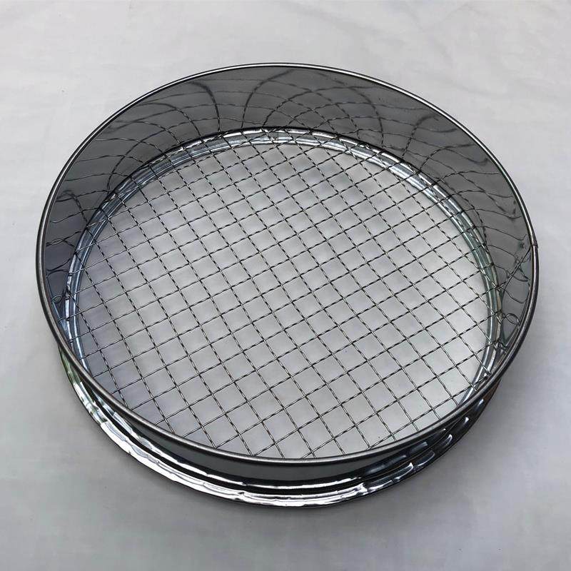 大孔筛子不锈钢筛网2 3 4 5 6 8 10目过滤颗粒筛标准分样筛土壤筛