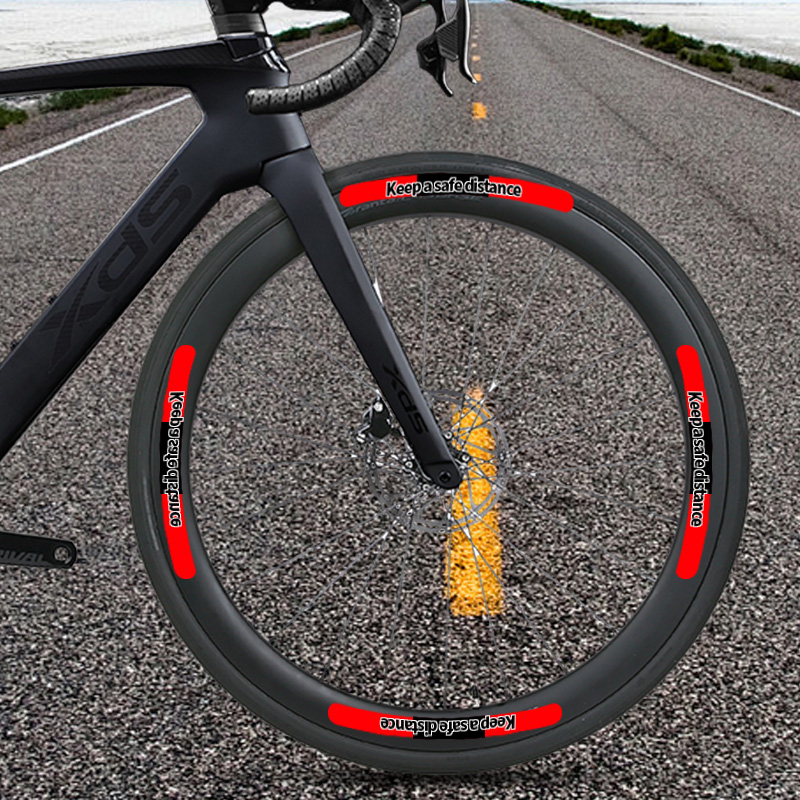 公路自行车装饰车贴轮毂车轮组贴纸小配件通用山地车改装配件贴纸