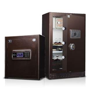全钢防盗防撬珠宝家用夹万 虎王保险箱啸虎xa3C认证办公室保险柜