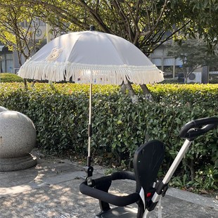 创意晴雨两用 公主伞花边童车伞婴儿女宝遮阳伞少儿伞防紫外线新款