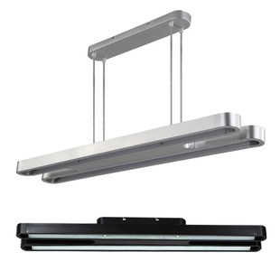 极简餐厅护眼复习灯一字线条老板桌阿特米德直尺吊灯T8双管荧光灯