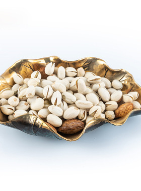 创意家居铜果盘摆件新中式年货盘子客厅茶几收纳盒礼品礼物