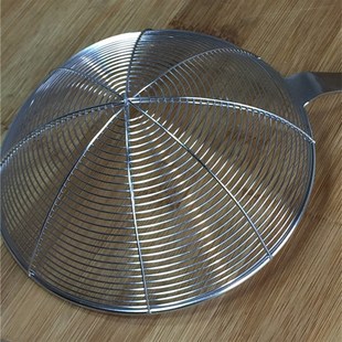 富尔兴特厚加厚不锈钢线漏18cm漏勺沥水勺麻辣烫煮面煮饺子过滤勺