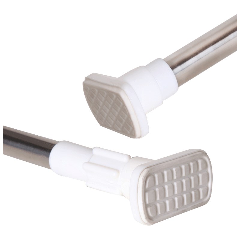 罗马杆窗帘杆支架单杆免打孔托架配件墙装伸缩杆门帘杆浴室浴帘杆